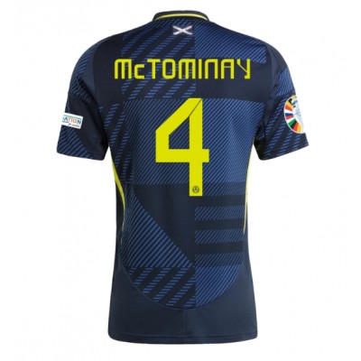 Skotland Scott McTominay #4 Hjemmebanetrøje EM 2024 Kortærmet Skotland Scott McTominay #4 Hjemmebanetrøje EM 2024 Kortærmet
